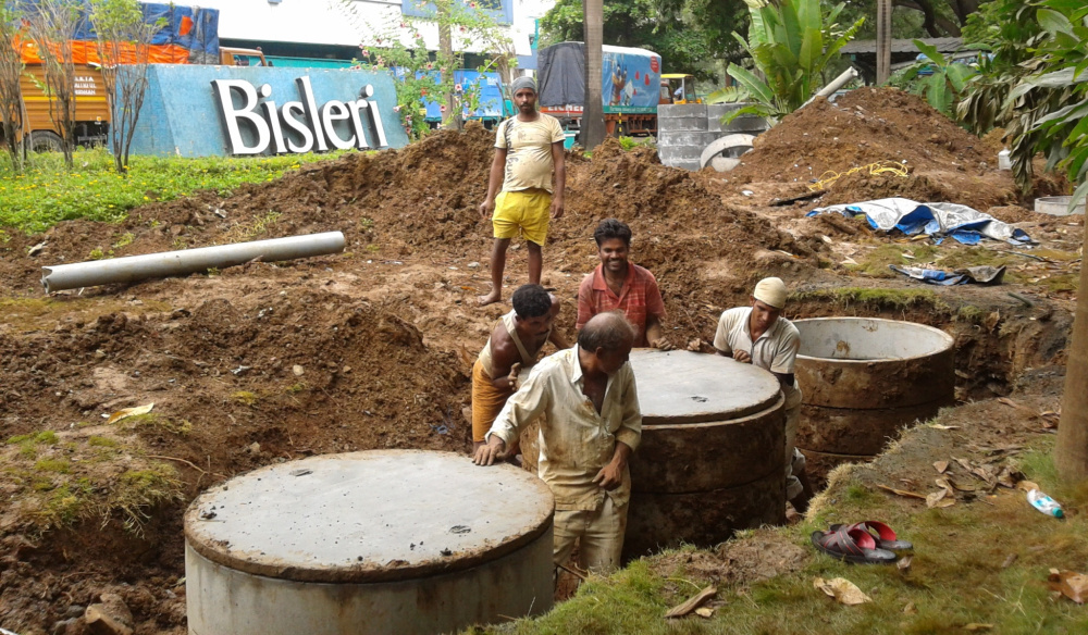 Dnd ecotech ground water project at Bisleri